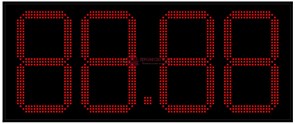 Табло цен АЗС 400 мм красные светодиоды